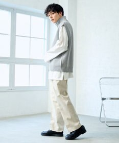 WEGO タックツイルトラウザー