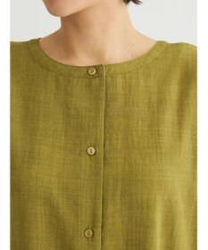 Green Parks 前後２ｗａｙミディ丈タックワンピース