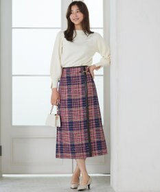 ANY SIS 【CICA加工・選べる9色展開】スリットポイントボトルネック ニット