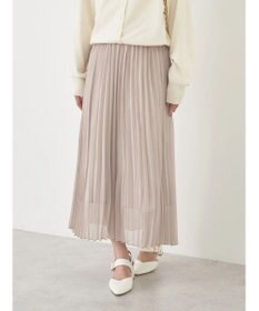 earth music&ecology すきな丈シフォンプリーツスカート