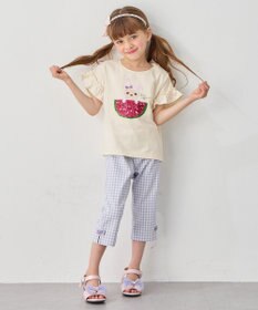 ANY KIDS 接触冷感 しろくま ミラクルスパンコール Tシャツ