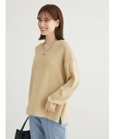 Green Parks 洗える　ミラノリブ編みニットプルオーバー