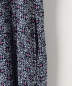 自由区 【洗える・XSサイズあり】アラベスクプリント  ワンピース