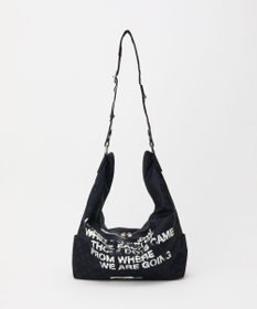 russet ステンシル風プリント ナイロン2WAYショルダーバッグ(SF-271)