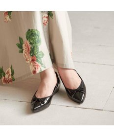 MODE ET JACOMO <MODE ET JACOMO>【レイン対応】リボンバレエシューズ