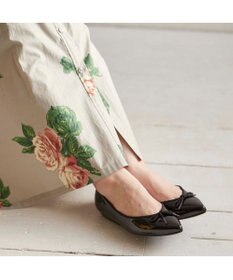 MODE ET JACOMO <MODE ET JACOMO>【レイン対応】リボンバレエシューズ
