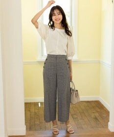 ANY SIS 【洗える】シャンブレーマリン パンツ