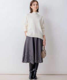 組曲 【8色展開・WEB限定】ウールカシミヤミックス ハイネック ニット