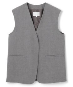 BEIGE， 【セットアップ対応・VERY 11月号掲載】ZEPHYR / ウールライクノーカラージレ