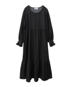 Green Parks ■ＥＳＣＡＲ　デニムピンタックカフスワンピース