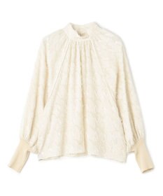 BEIGE， CAMILLE / ジャガードブラウス