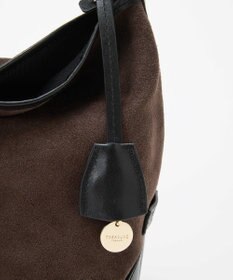 TOPKAPI 【TREASURE TOPKAPI】スエード レザーコンビ ワンショルダーバッグ チャーム付き