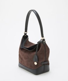 TOPKAPI 【TREASURE TOPKAPI】スエード レザーコンビ ワンショルダーバッグ チャーム付き