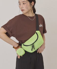 AMERICAN HOLIC 【2点SET】ポーチ付ダブルメッシュウエストポーチ