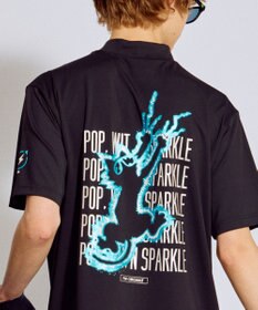 PW CIRCULUS 【吸水速乾 / UV遮蔽率99.5% UVカット / ストレッチ】【MEN】アニマルグラフィックモックT ゴルフ