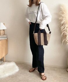LA BAGAGERIE 【maison vert】【ペーパー素材使用】2WAYかごバッグ