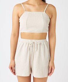 OP／FILA 【Ocean Pacific】ティアードトップス＋ショートパンツ付き 4点セット