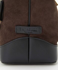 TOPKAPI 【TREASURE TOPKAPI】スエード レザーコンビ ワンショルダーバッグ チャーム付き