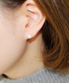 Phoebe 【K10】フォルムパールピアス/一粒パール/BOXつき