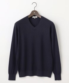 JOSEPH ABBOUD 【洗える/チクチクしない/3シーズン対応】SNOWY Vネック  ニット