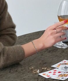 Phoebe 【金属アレルギー対応】チャンキーミックスチェーンブレスレット　シルバー/サージカルステンレス