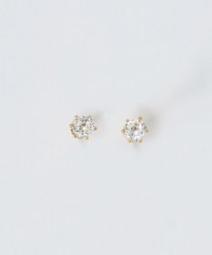 Phoebe 【金属アレルギー対応】ビジューピアス　ゴールド/サージカルステンレス