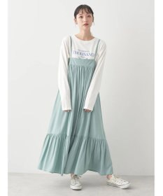 earth music&ecology ティアードキャミワンピース