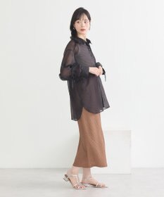 earth music&ecology 選べる丈カットナロースカート