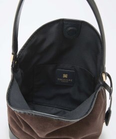 TOPKAPI 【TREASURE TOPKAPI】スエード レザーコンビ ワンショルダーバッグ チャーム付き