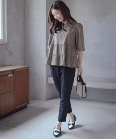 組曲 S 【ご好評につき追加生産！】ジョーゼットジャージースタイルアップ パンツ