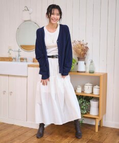 WEGO 【WEB限定/2025年秋冬新作//洗濯可/MLサイズ展開/ユニセックス着用ITEM】ドロップショルダーカーディガン