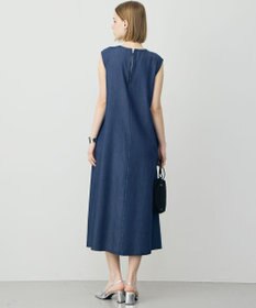 ICB L ナチュラルソフトデニム ノースリーブワンピース