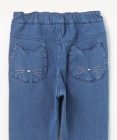 ANY KIDS カット デニム パンツ