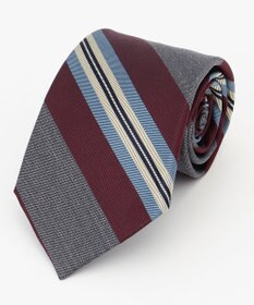 J.PRESS MEN スパンシルク レジメンタル柄ネクタイ