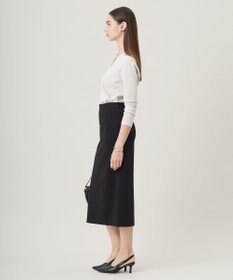 ICB 【洗える】 シンセティックフルニードル Vネックプルオーバー