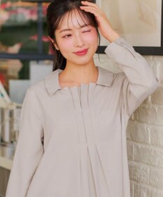 Tiaclasse フロントタックシャツチュニック