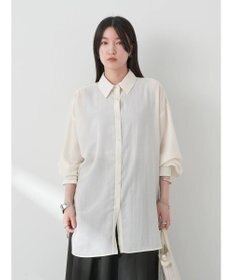 earth music&ecology シアーボーイズライクシャツ