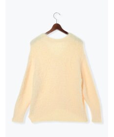 Te chichi シャギーVネックカーディガン