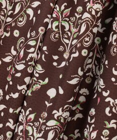 自由区 S 【ウエストゴム・洗える】ERICAパネルプリント スカート