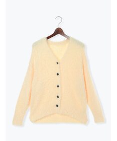 Te chichi シャギーVネックカーディガン