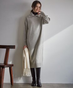 23区 【SLOW/一部店舗限定】フラッフィコットン タートルネックカットソー