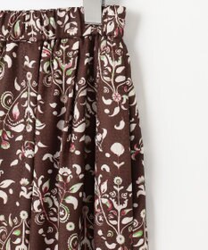 自由区 S 【ウエストゴム・洗える】ERICAパネルプリント スカート