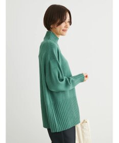 Green Parks 洗える　バックスリットニットプルオーバー