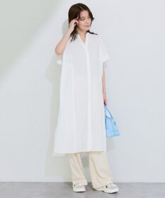Green Parks 半袖シアースキッパーシャツワンピース