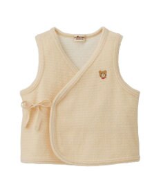 MIKI HOUSE HOT BISCUITS 【50-70cm】 パイル素材 ベビーベスト(胴着)