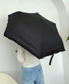 WEGO 【日傘/雨晴兼用/UVカット/日焼け対策/紫外線対策/熱中症対策】PROTECT　U　フリル