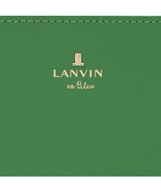 LANVIN en Bleu リュクサンブールカラー 二つ折りLファスナー財布