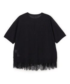 UNFILO レースドッキングニット クルーネック