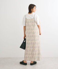 Green Parks ・ＥＬＥＮＣＡＲＥ　ＤＵＥ　フロントＺＩＰプリーツワンピ