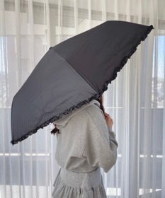 WEGO 【日傘/雨晴兼用/UVカット/日焼け対策/紫外線対策/熱中症対策】PROTECT　U　フリル